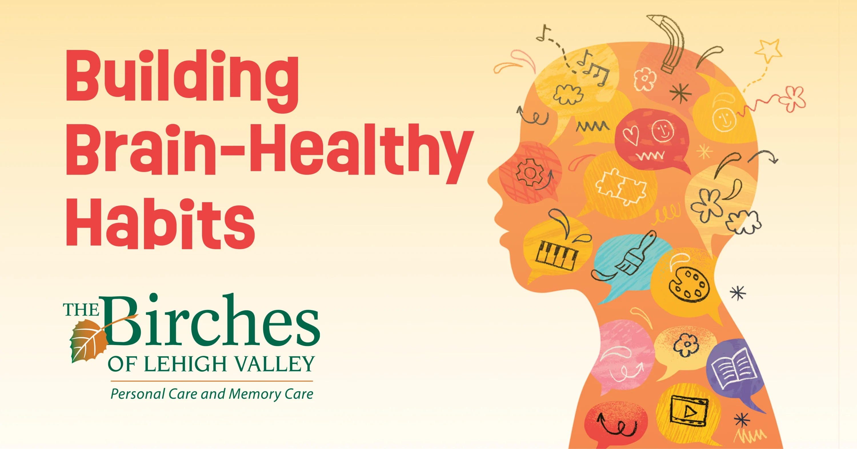 Banner for the event building brain-healthy habits